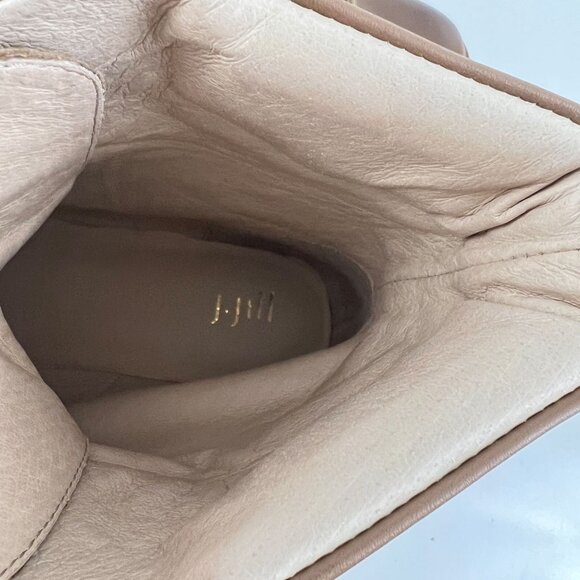 J. Jill Women's Boots Dakota Luxe Hiker Size 7.5 Dark Carmel Brown Leather - Picture 11 of 11